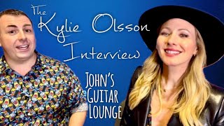 Music Journalist turned Guitar Player the Kylie Olsson Interview  John’s Guitar Lounge [upl. by Alekin]