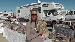 Road Trip Quartzsite Arizona Gem Shows [upl. by Aeresed]