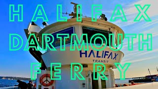 The HalifaxDartmouth Ferry Experience  Downtown Dartmouth Nova Scotia 4K [upl. by Eisdnyl]