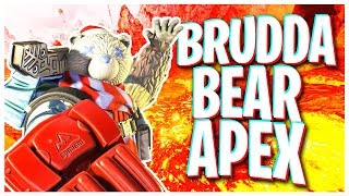 BRUDDA BEAR Legendary Gibraltar Skin in Apex Legends Polar Bear [upl. by Rugen]