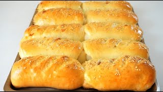 Softest And Fluffiest Ham And Cheese Bread So Easy To Make [upl. by Luby]