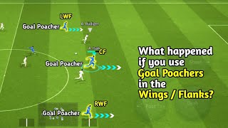 What happened if you use Goal Poachers in the Wings  Flanks 😳 eFootball 24 Mobile  PES EMPIRE • [upl. by Nevetse86]