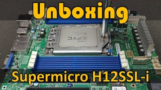 Supermicro H12SSLi Motherboard with EPYC 7443P 24core CPU amd epyc supermicro server [upl. by Aronek]