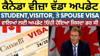 Canada Visa Big Update  Canada Visitor Visa Study Visa amp Canada Spouse Visa 2023  Visa Delay [upl. by Pierre]