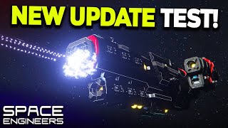 Space Engineers  NEW Warfare Evolution Update Test LIVE [upl. by Svetlana]