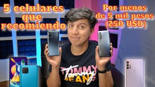 Top 5 mejores celulares baratos y buenos 2021 [upl. by Erodavlas]