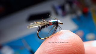 Tying a Black Adult Midge Duck Fly by Davie McPhail [upl. by Messab]