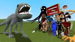 BEHEMOTH vs TREVOR HENDERSON CREATURES In Garrys Mod [upl. by Grubb]