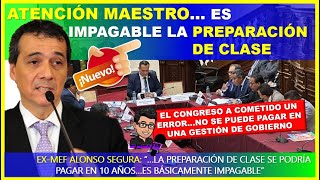 🔴ATENCIÓN 😱 EN LA COMISIÓN DE PRESUPUESTO EXMINISTRO DIJO QUE ES IMPAGABLE LA PREPARACIÓN DE CLASE [upl. by Acirfa311]