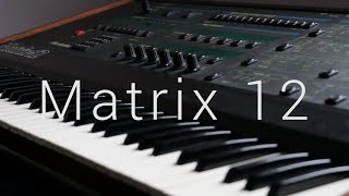 Oberheim Matrix 12 [upl. by Maggio528]