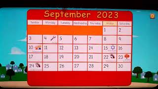 Starfall The quotSeptember 17 2023quot Calender [upl. by Edny]