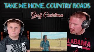 TAKE ME HOME COUNTRY ROADS  Bass Singer Cover Geoff Castellucci REACTION [upl. by Eihcir]