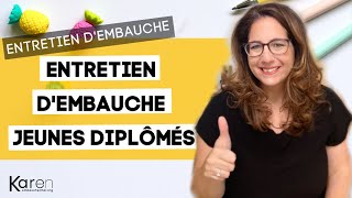 Entretien d’embauche pour débutants jeunes diplômés  7 stratégies gagnantes [upl. by Domingo]