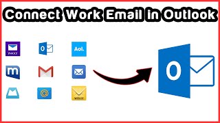 How to Connect Work Email in Outlook [upl. by Brynne]