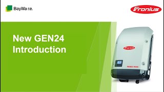 New GEN24 Introduction  Webinar Training [upl. by Shaper]