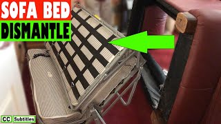 How to dismantle a Sofa Bed Mechanism on a DFS sofa [upl. by Korie]