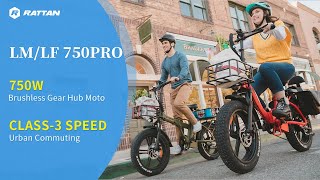 Rattan LMLF 750 PRO Ebike Life Video  750w foldable fat tire ebike  Rattan ebike [upl. by Ayama917]