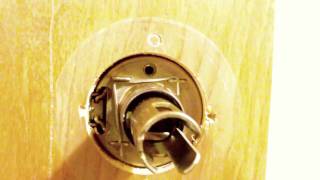 Storeroom Function Door Knob in a Grade 2 removal an installation [upl. by Kier]