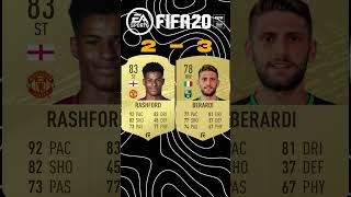 Rashford vs BerardiFIFA Comparisons [upl. by Paloma]