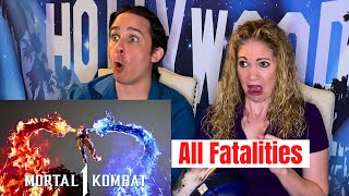 Mortal Kombat 1 All Fatalities Reaction [upl. by Oyam563]