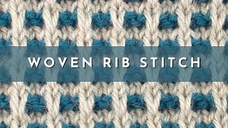 How to Knit the Simple Grille Pattern  Knitting Stitch Pattern  English Style [upl. by Aciruam]