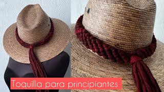 Moderniza tu sombrero tejiendo tu propia toquilla en macramé [upl. by Lerret401]