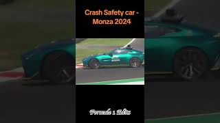 SAFETY CAR CRASH AT MONZA 🤣 formule1 safetycar crash shorts [upl. by Artaed]