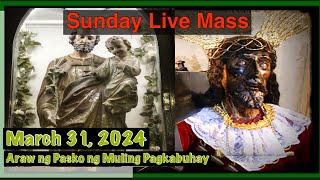 Easter Sunday of the Lord’s Resurrection Live Mass Today March 31 2024 [upl. by Elset934]