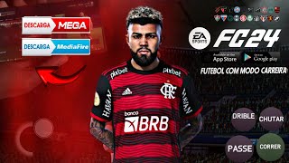 🚨 Novo FC 24 Mobile OFFLINE Com MODO CARREIRA PATCH MEGAMEDIAFIRE [upl. by Ahsaf]