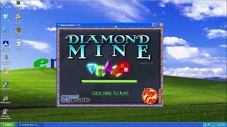 Playing Games on Windows XP Episode 9 Diamond Mine on eMachines 2001 [upl. by Yelra299]