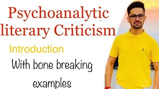 Psychoanalytic Theoryliterary criticism explained with example [upl. by Strephon]