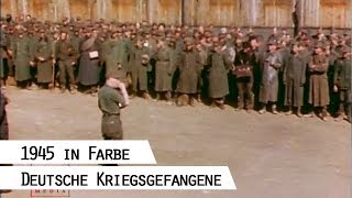 Deutsche Kriegsgefangene 1945 in Farbe [upl. by Deborah]