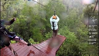 Gatlinburg TN Zip Line [upl. by Alrahs]