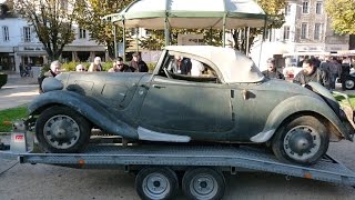 Traction Cabriolet Citroën emmurée pendant près de 40 ans [upl. by Frankie]