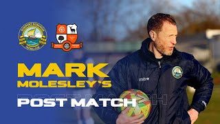 Mark Molesley’s postmatch Gosport Borough 1  0 Hartley Wintney [upl. by Oirtemed]