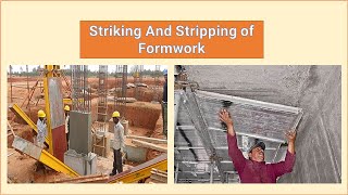 Striking and Stripping period of formwork what is Striking what is Stripping formwork [upl. by Daveda]