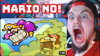 WARIO vs THE MOVIES  Ultimate SUPER MARIO Cartoon REACTION THE MOST CURSED MARIO MOVIE [upl. by Nurav]