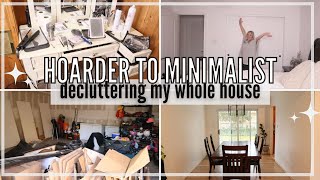 HOARDER TO MINIMALIST 2024  Decluttering my whole house amp sharing my first year Minimalism Journey [upl. by Aldwon238]