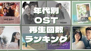 【年代別OSTトップ7】1年間で最も見られたOSTは20132022 [upl. by Nauqram]