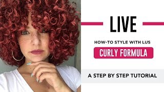 Live Recap Full Curly Hair Styling Tutorial [upl. by Glimp]