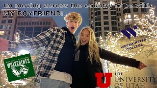 Im moving to Utah vlog looking at schools w my boyfriend [upl. by Huntington]