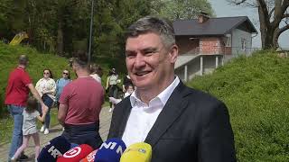 Zoran Milanović dao izjavu za medije o političkim aktualnostima u zemlji i svijetu [upl. by Aggarwal969]