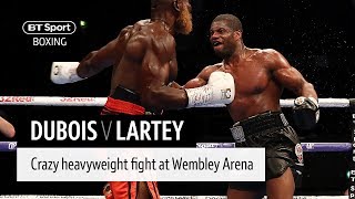 Crazy heavyweight war Daniel Dubois v Richard Lartey full fight [upl. by Wendell]