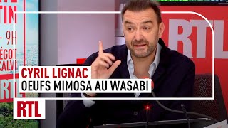 Cyril Lignac  les oeufs mimosa au wasabi [upl. by Vail]