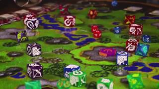 Dice Wars on Kickstarter Coop Tactics Board Game with 28 Jumbo Unit Dice [upl. by Katleen]