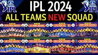 IPL 2024  All Team Squad  IPL Teams 2024 Players List  RCBCSKMIKKRSRHGTDCPBKSRRLSG [upl. by Edette]