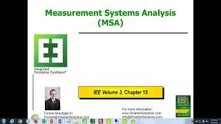 0702 Measurement Systems Analysis MSA in Lean Six Sigma [upl. by Eisenberg]