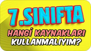 7Sınıfta İhtiyacım Olan Kaynaklar Hangileri❓ 📕 [upl. by Etolas]