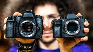 Mirrorless VS DSLR Cameras  Whats the Difference 2019 Edition [upl. by Fugazy632]