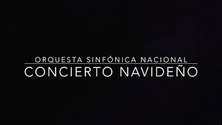 CONCIERTO NAVIDAD 4K SINFÓNICA NACIONAL BELLAS ARTES FRAGMENTO [upl. by Demha]